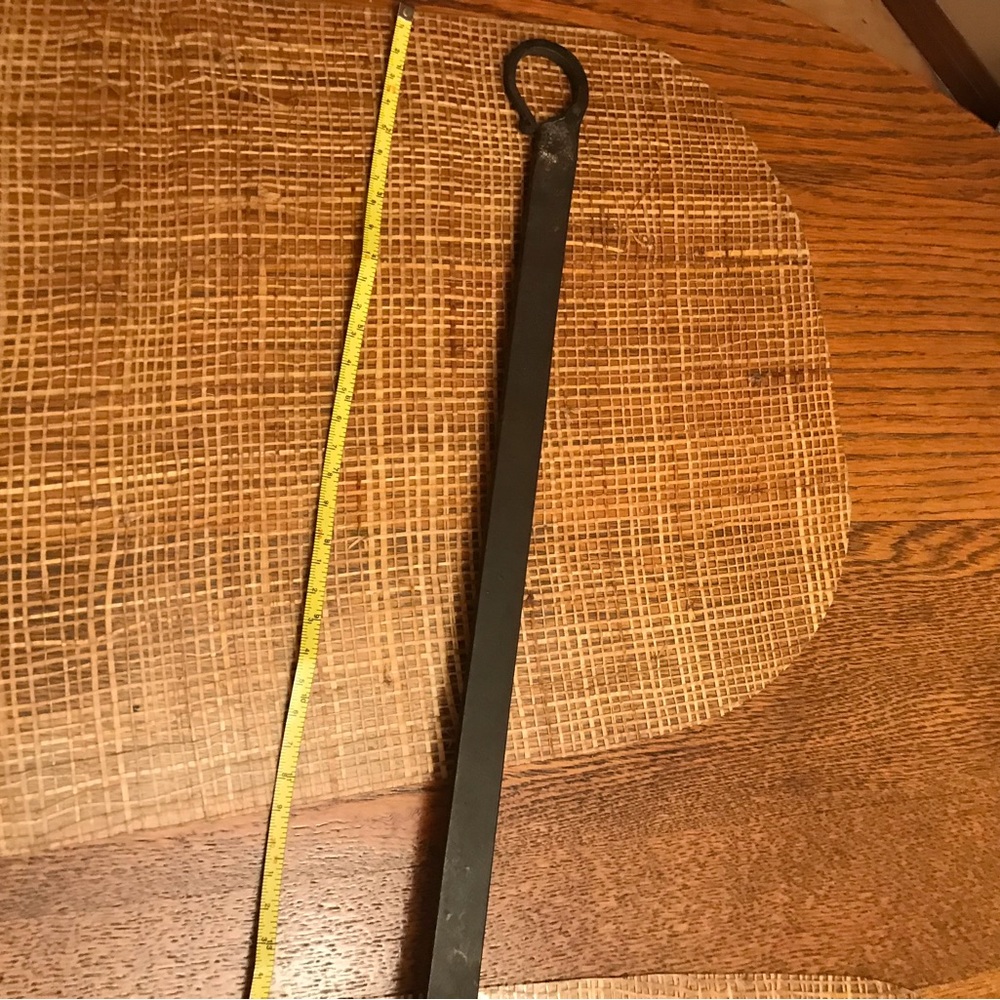 VINTAGE LATE 1800s BRASS AND IRON LADLE KITCHEN DECOR - Picture 14 of 16